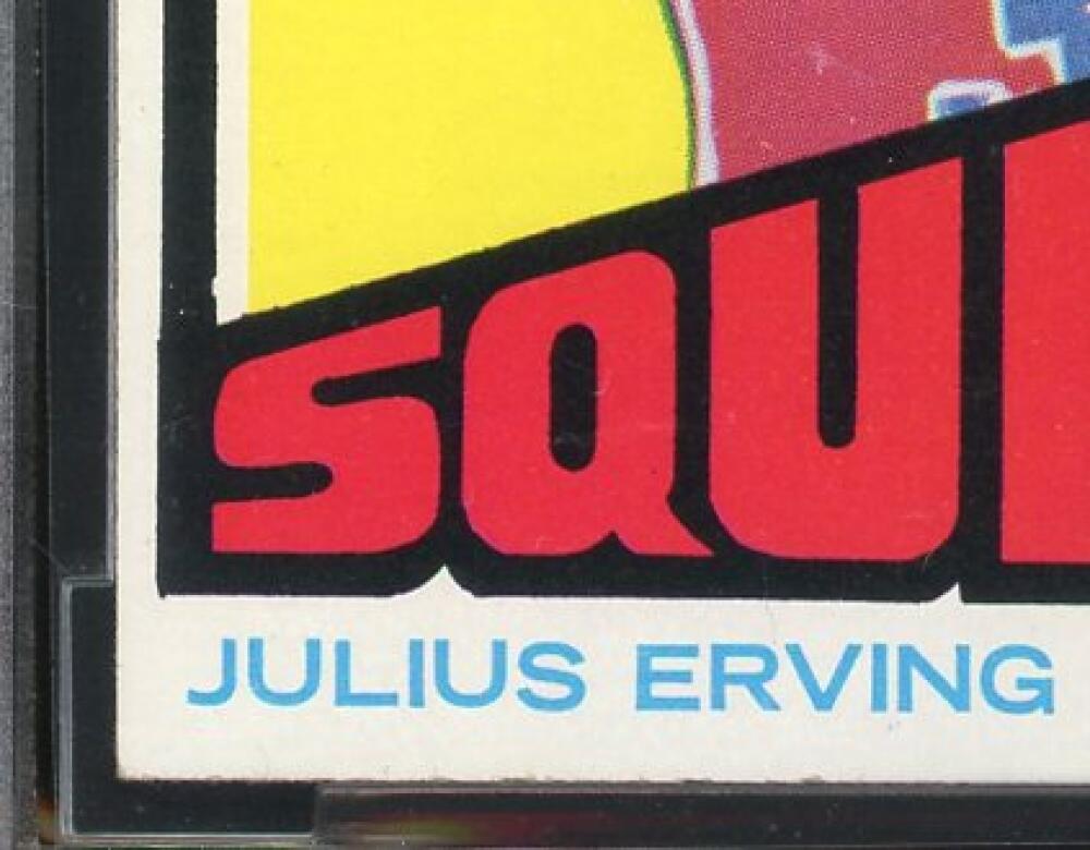 1972-73 Topps #195 Julius Erving Rookie Card BGS BCCG 9 Near Mint+ Image 5