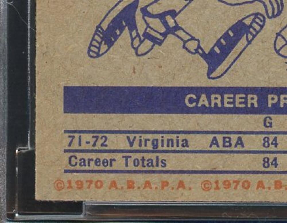 1972-73 Topps #195 Julius Erving Rookie Card BGS BCCG 9 Near Mint+ Image 9