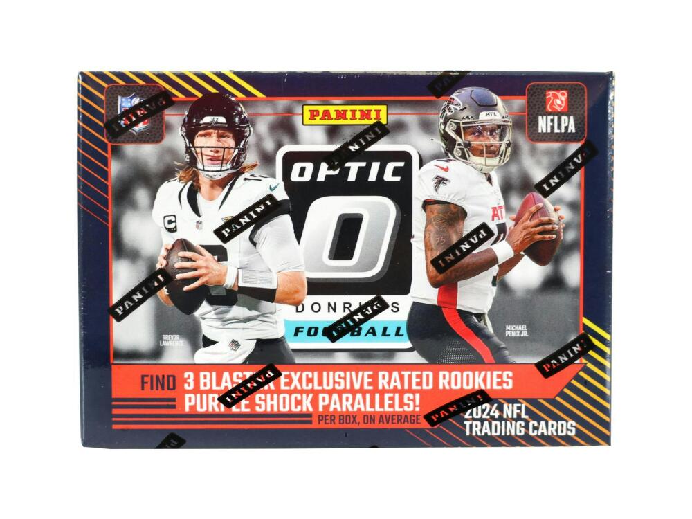 2024 Panini Donruss Optic Football 6-Pack Blaster Box (Purple Shock) Image 2