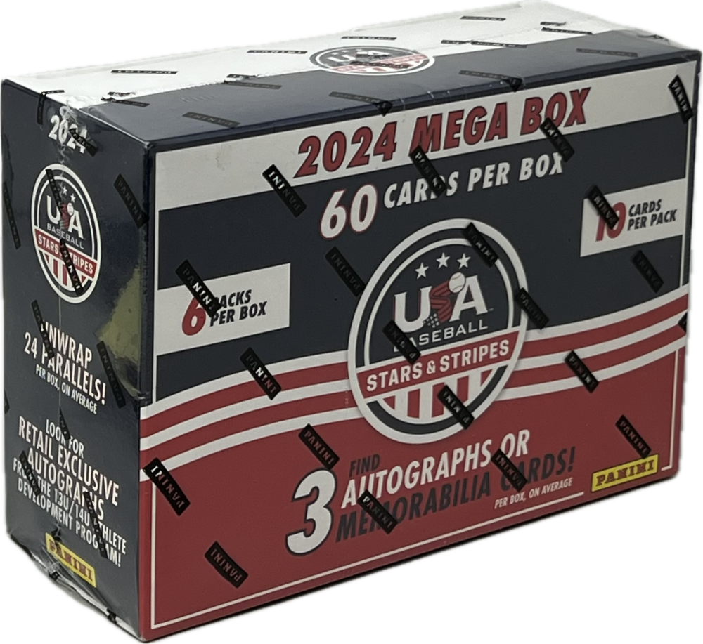 2024 Panini USA Stars & Stripes Baseball Mega Box (Rectangle) Image 1