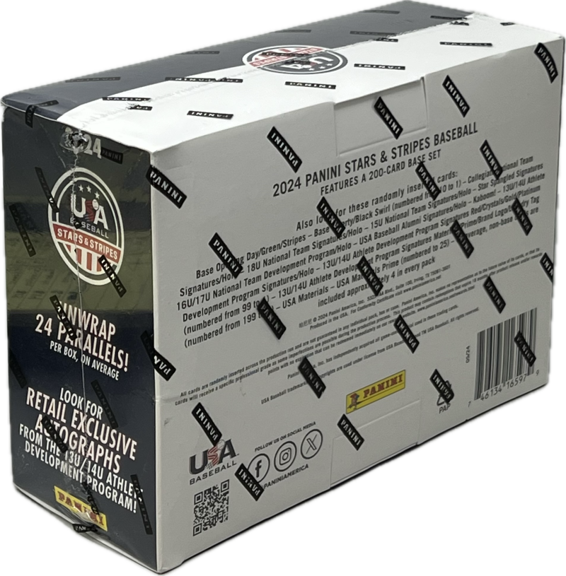 2024 Panini USA Stars & Stripes Baseball Mega Box (Rectangle) Image 2