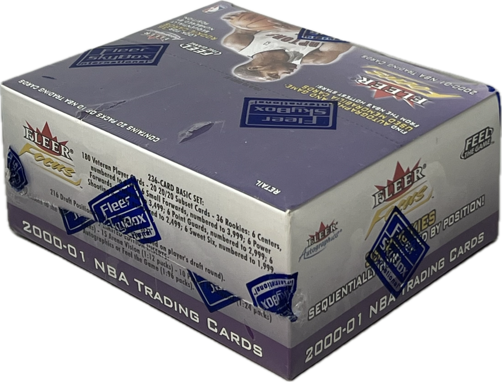 2000-01 Fleer Focus Basketball Retail Box Image 2