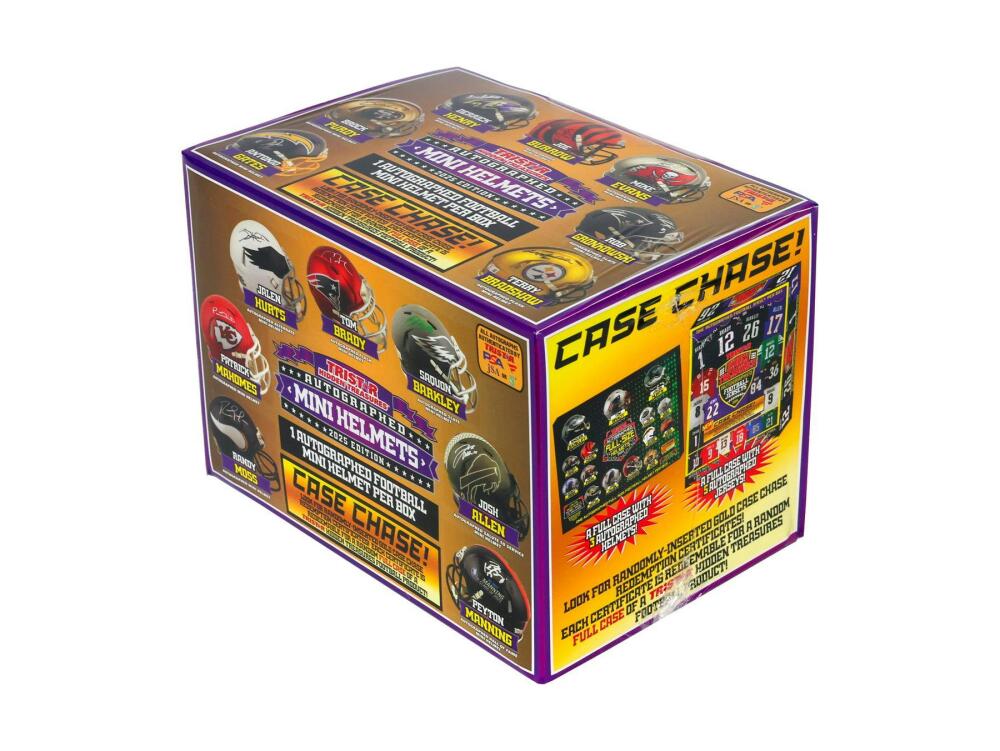 2025 TriStar Autographed Football Mini Helmet Box Image 3