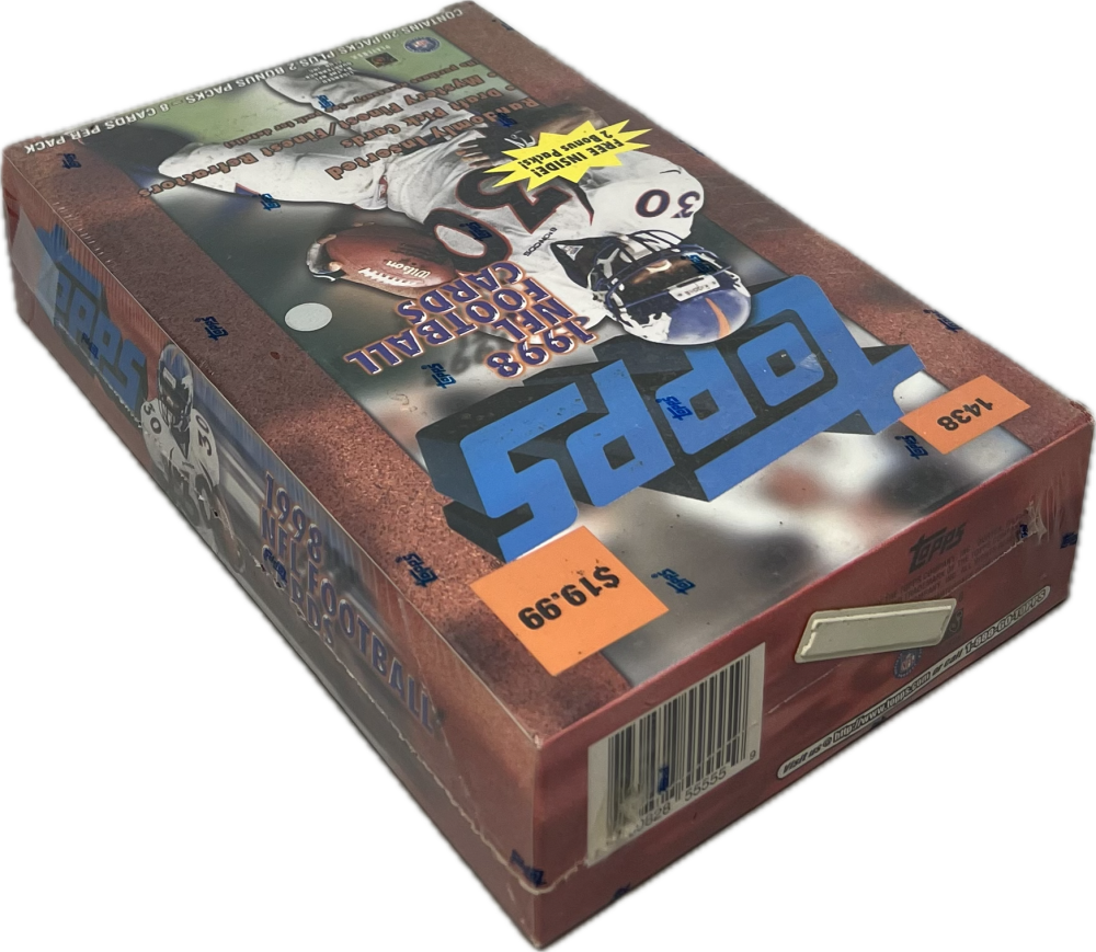 1998 Topps Football 22-Pack Retail Box Image 2