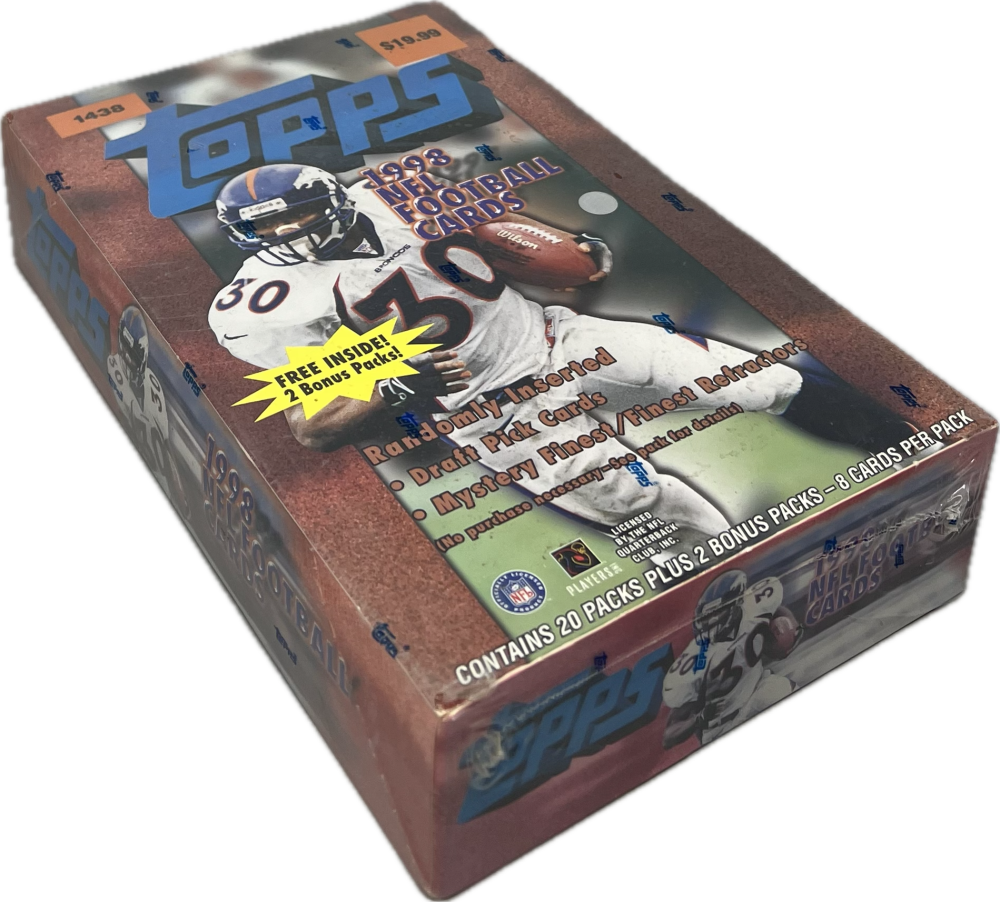 1998 Topps Football 22-Pack Retail Box Image 3