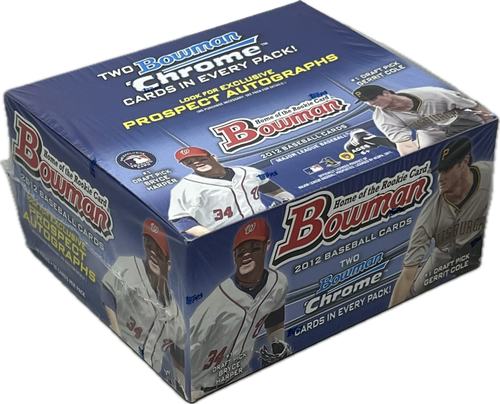 2012 Bowman Baseball 24-Pack Retail Box  Bryce Harper Rookie Image 1