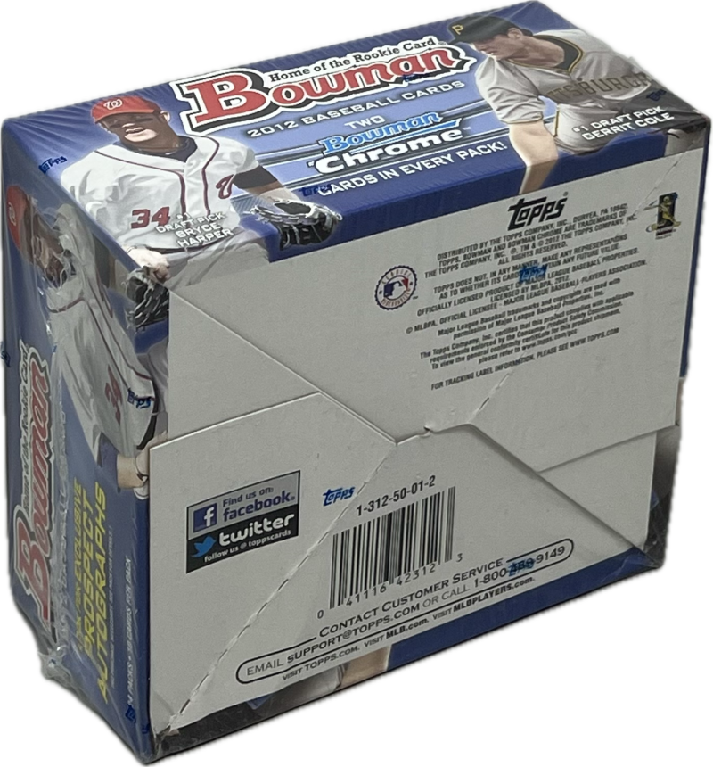 2012 Bowman Baseball 24-Pack Retail Box  Bryce Harper Rookie Image 3