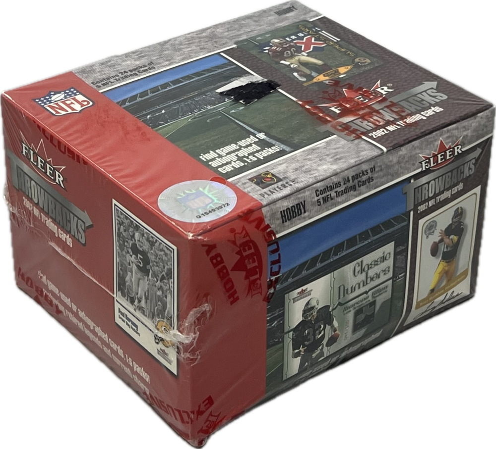 2002 Fleer Throwbacks Football Hobby Box Image 1