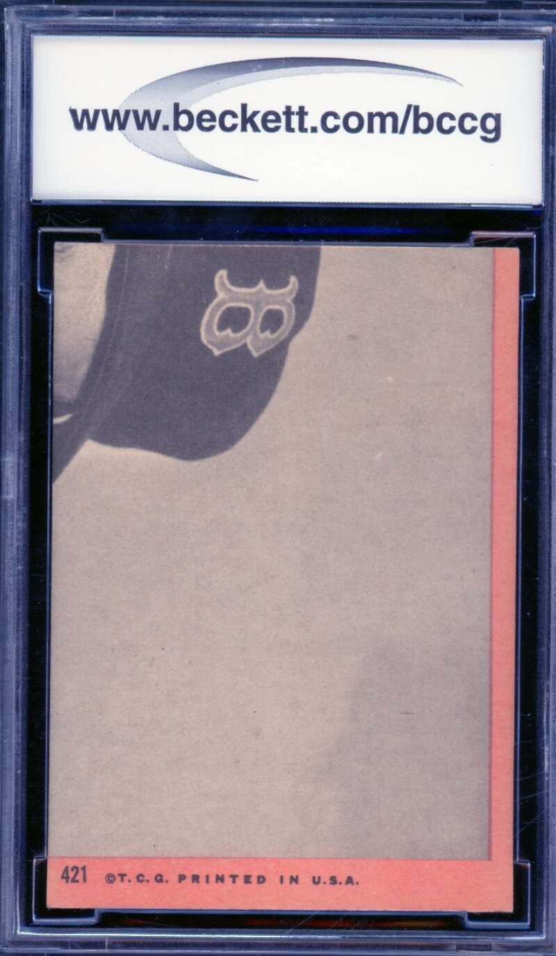 1969 Topps #421 Brooks Robinson AS Card BGS BCCG 9 Near Mint+ Image 2