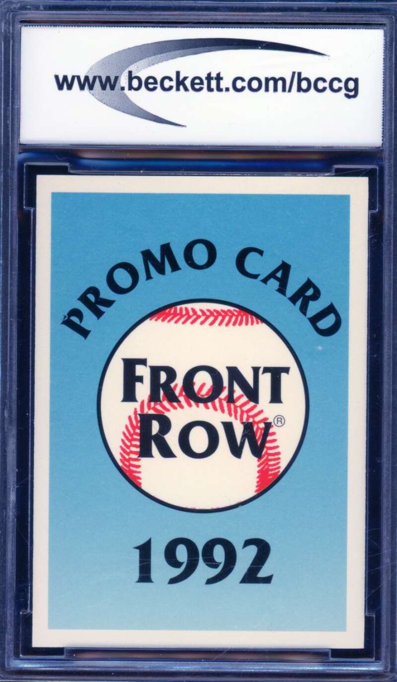 1992 Front Row Draft Picks Promos Derek Jeter Rookie Card BGS BCCG 10 Mint+ Image 2