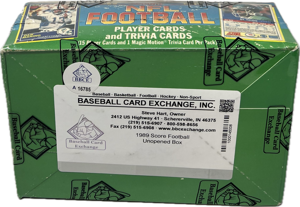 1989 Score Football Box  Barry Sanders Troy Aikman Rookie Year  BBCE Image 3