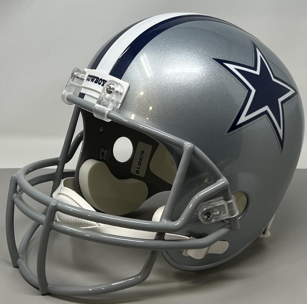 Roy Williams Autograph Cowboys Replica Full Size Football Helmet JSA Authentic Image 2