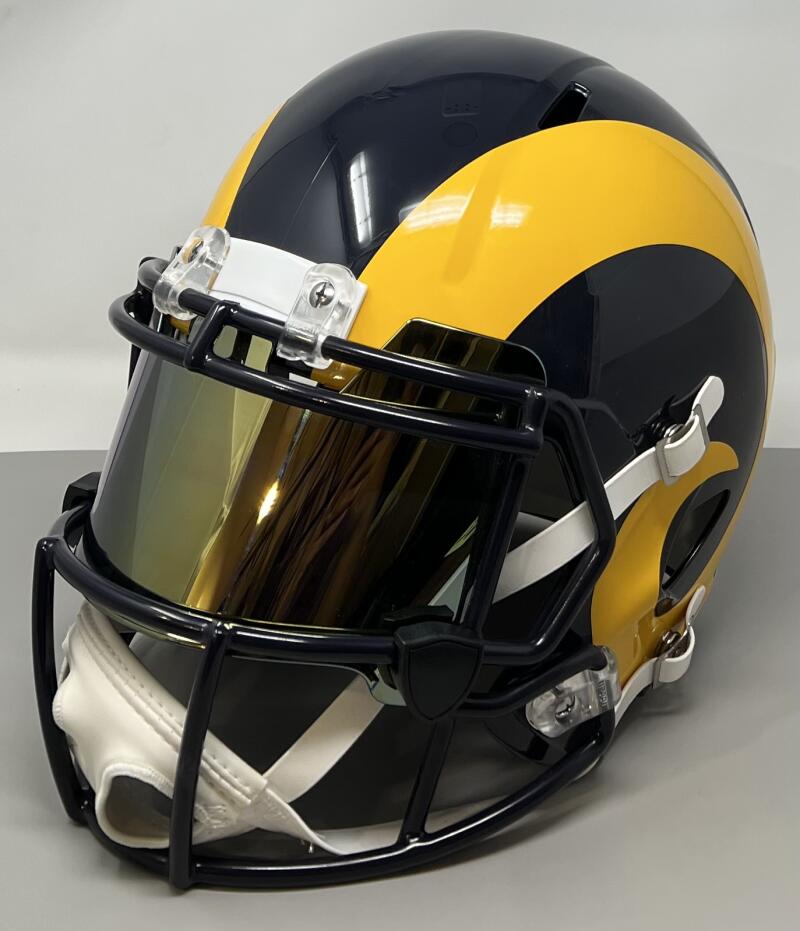 Eric Dickerson Autograph Rams Replica Full Size Football Helmet BAS Authentic Image 2