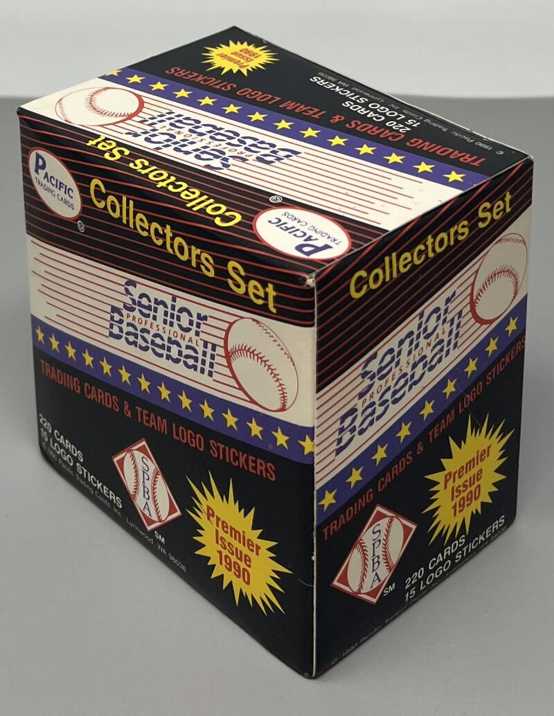 1990 Pacific Senior Professional League Baseball Collectors Set Box Image 1