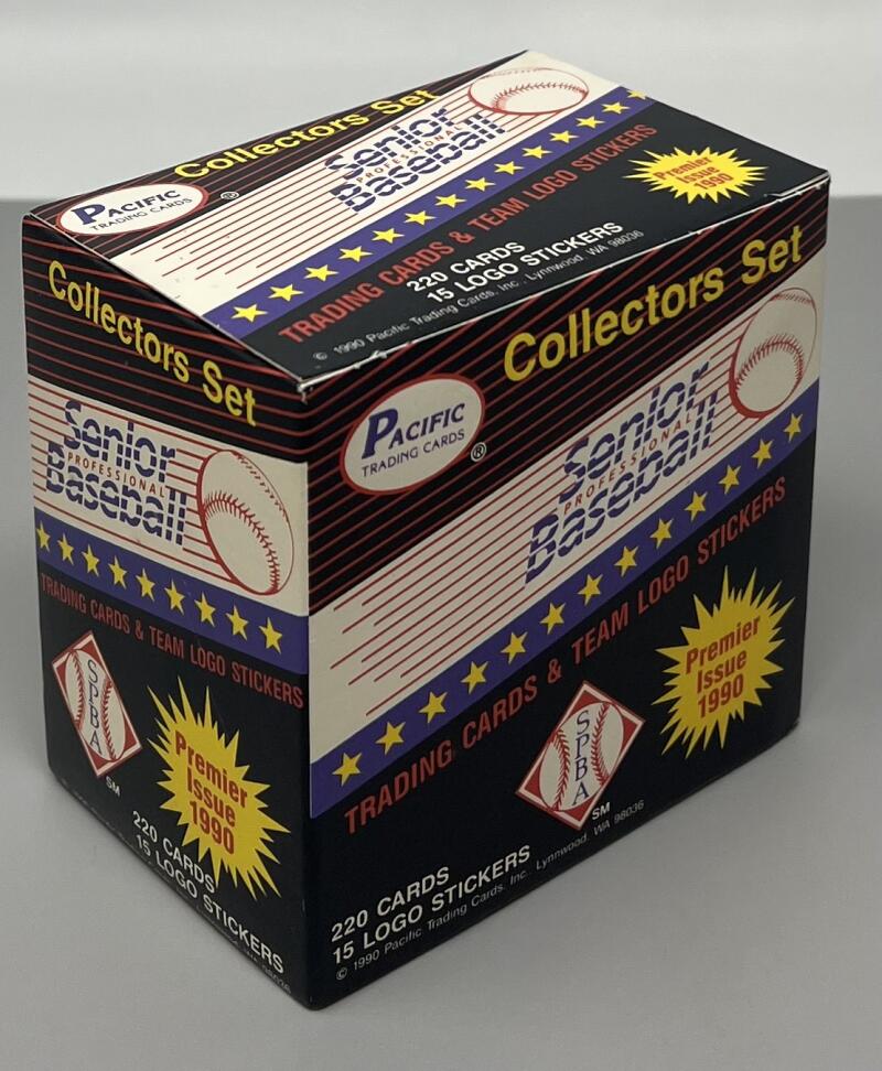 1990 Pacific Senior Professional League Baseball Collectors Set Box Image 2