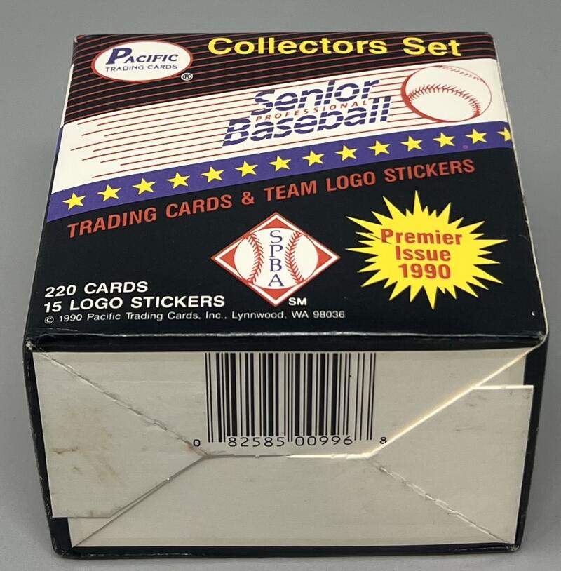 1990 Pacific Senior Professional League Baseball Collectors Set Box Image 3