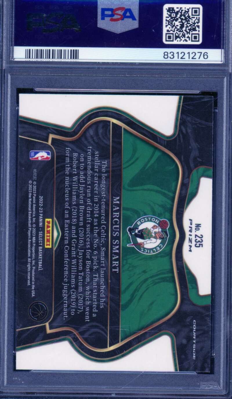 Marcus Smart Card 2022-23 Select Elephant (pop 2) #235 PSA 10 Image 2