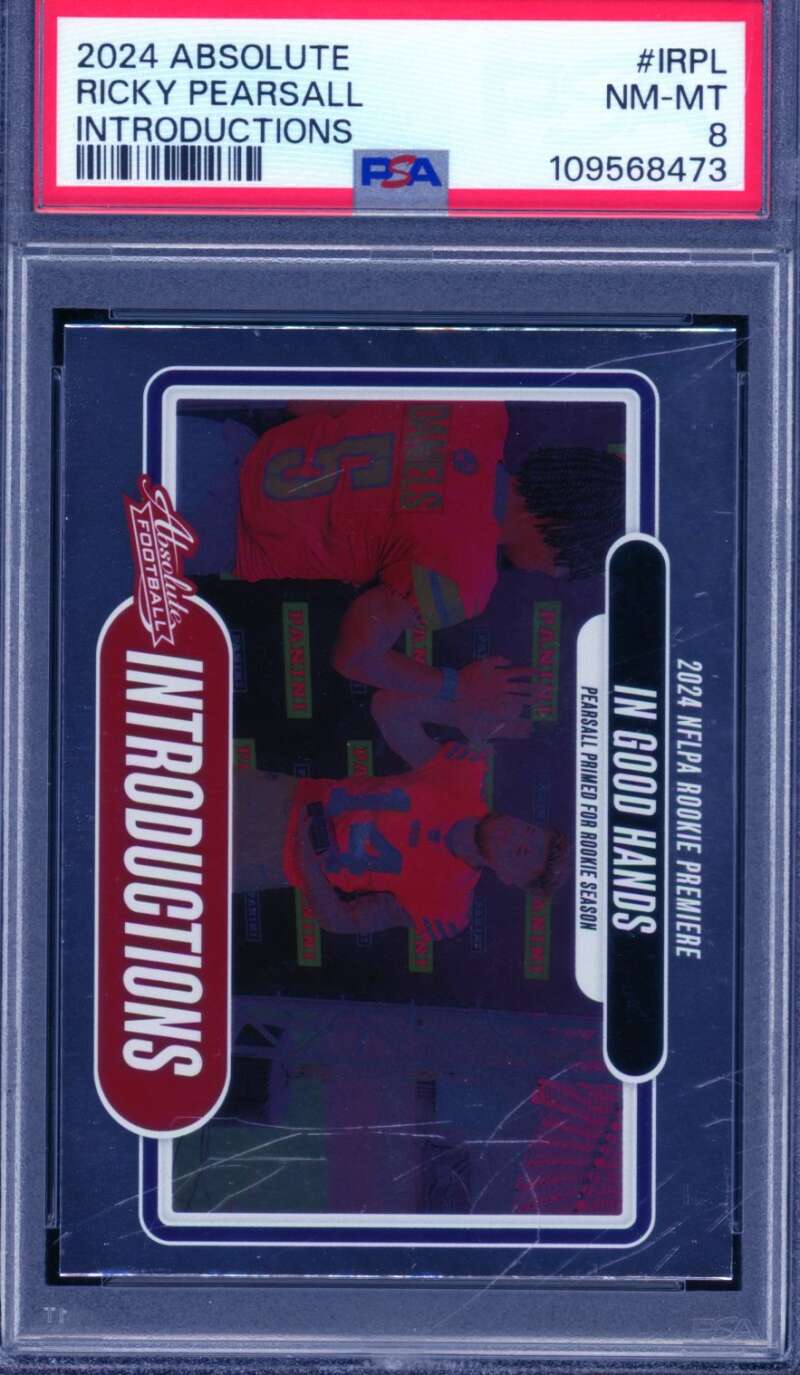 Ricky Pearsall Rookie Card 2024 Absolute Introductions #IRPL PSA 8 Image 1