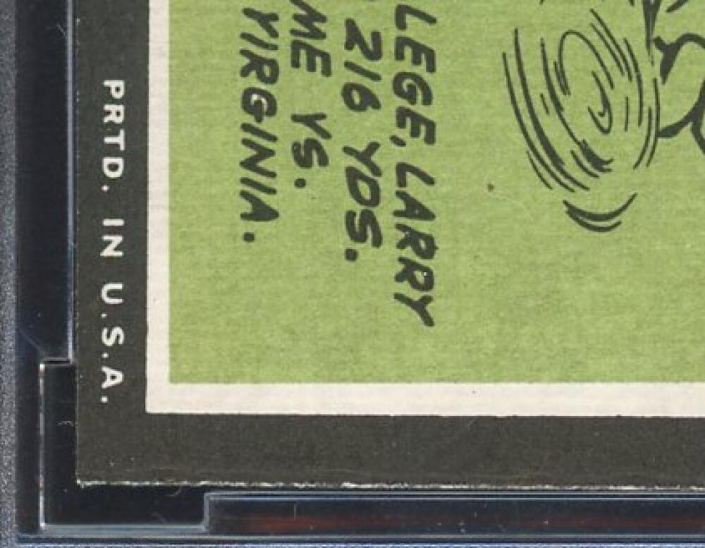 1969 Topps #120 Larry Csonka Rookie Card BGS BCCG 9 Near Mint+ Image 9
