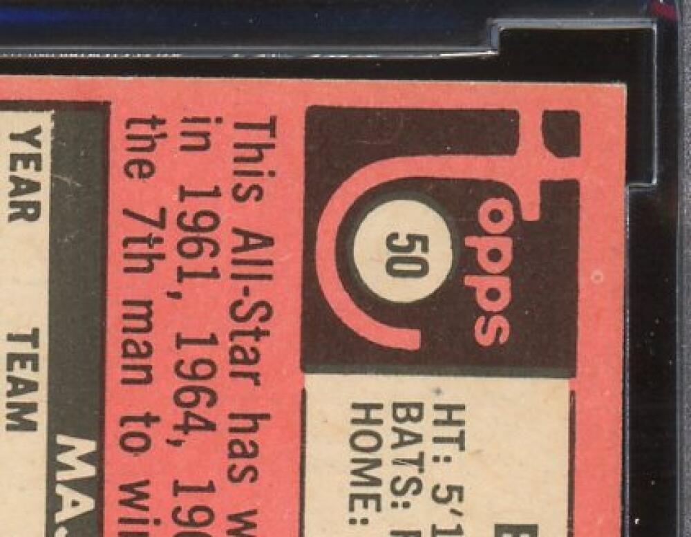 1969 Topps #50 Bob Clemente Card BGS BCCG 8 Excellent+ Image 8
