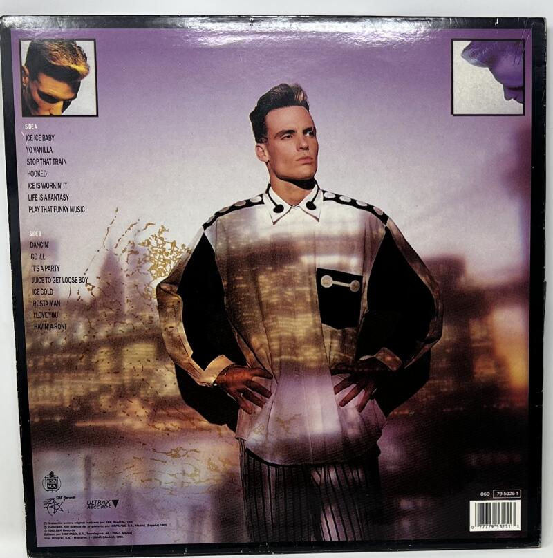 1990 Ultrax/SBK Records Vanilla Ice To The Extreme Full Size Vinyl Record LP Image 2