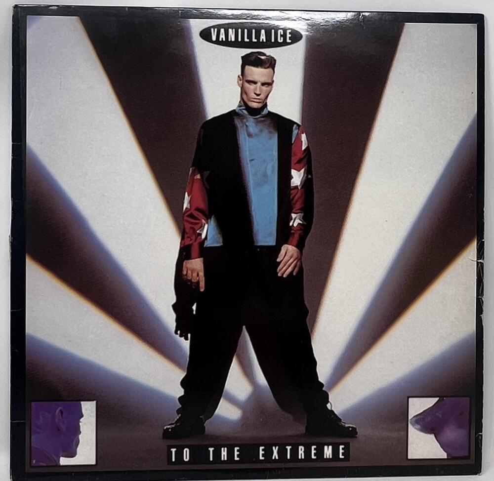 1990 Ultrax/SBK Records Vanilla Ice To The Extreme Full Size Vinyl Record LP Image 1