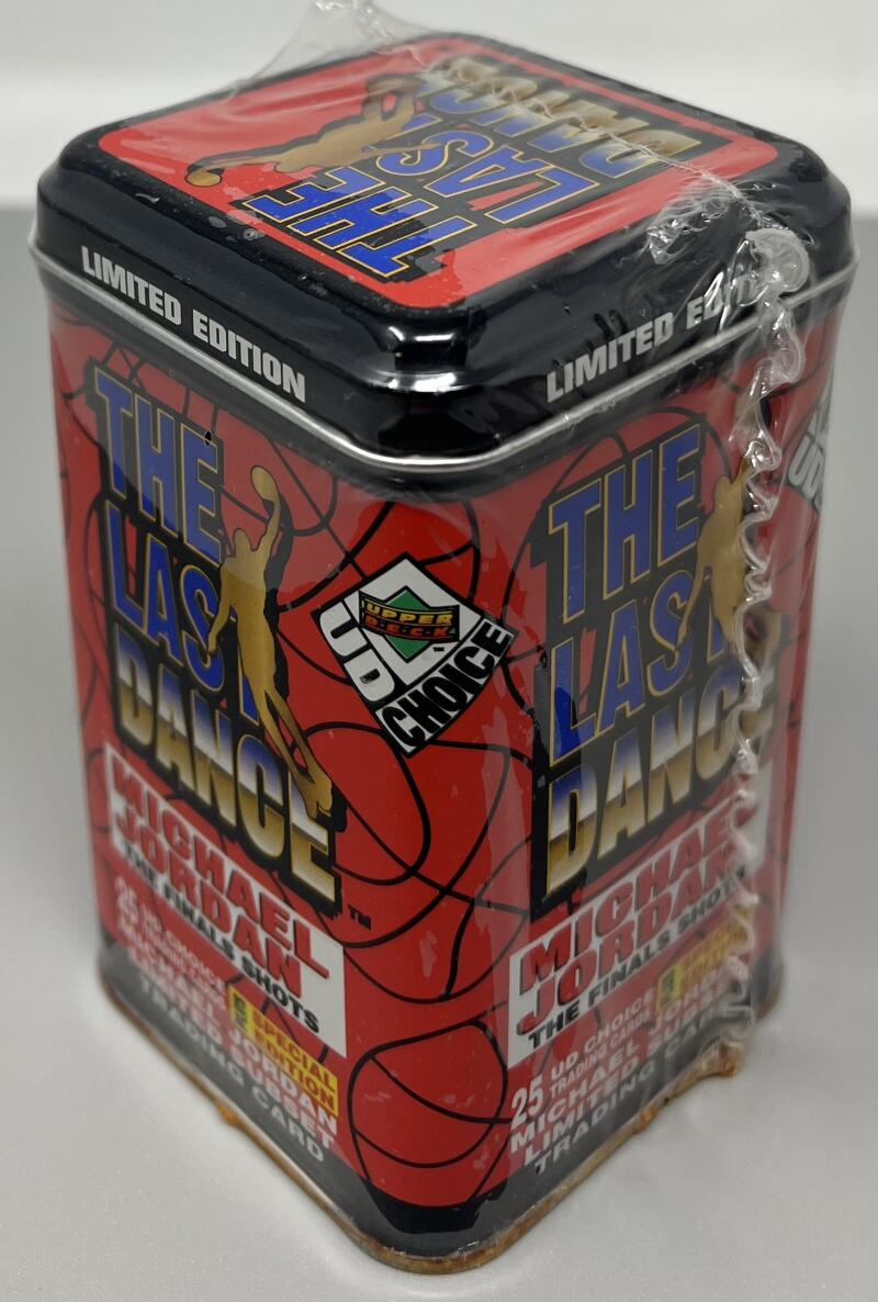 1998-99 UD Choice The Last Dance Michael Jordan The Final Shots 25-Card Tin Set Image 2
