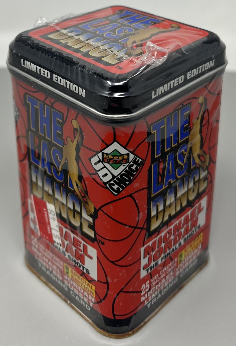 1998-99 UD Choice The Last Dance Michael Jordan The Final Shots 25-Card Tin Set Image 1