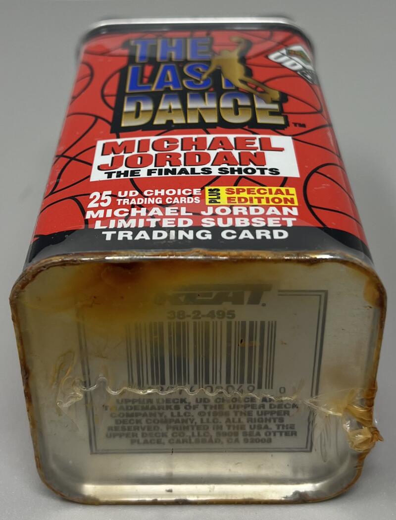 1998-99 UD Choice The Last Dance Michael Jordan The Final Shots 25-Card Tin Set Image 3
