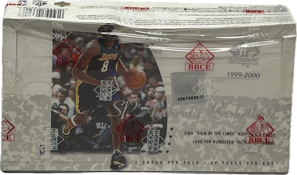 1999-00 Upper Deck Sp Authentic Basketball Box BBCE Image 2