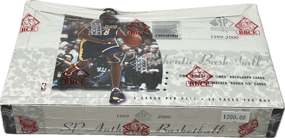1999-00 Upper Deck Sp Authentic Basketball Box BBCE Image 1