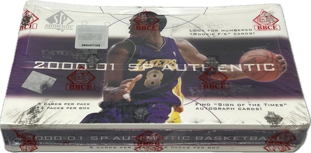 2000-01 Upper Deck SP Authentic Basketball Hobby Box BBCE Image 1
