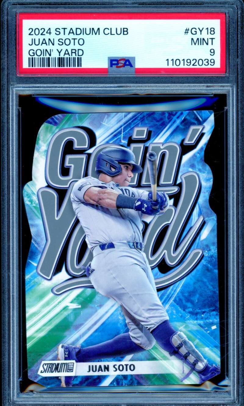 Juan Soto Card 2024 Stadium Club Goin Yard (pop 1) #GY18 PSA 9 Image 1