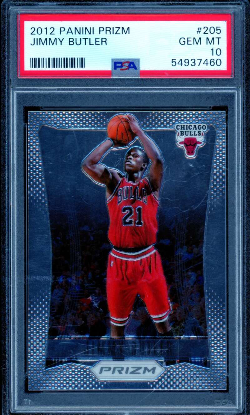 Jimmy Butler Card 2012-13 Panini Prizm #205 PSA 10 Image 1