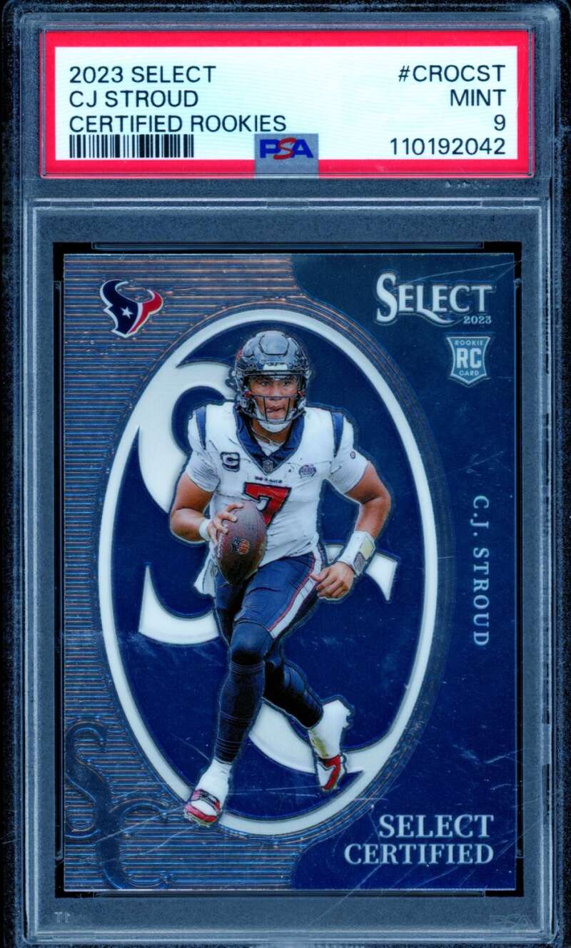 C.J. Stroud Rookie Card 2023 Select #Crocst PSA 9 Image 1