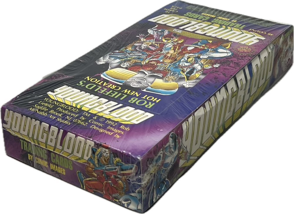 1992 Rob Liefeld YoungBlood Comic Images Trading Card Box Image 2