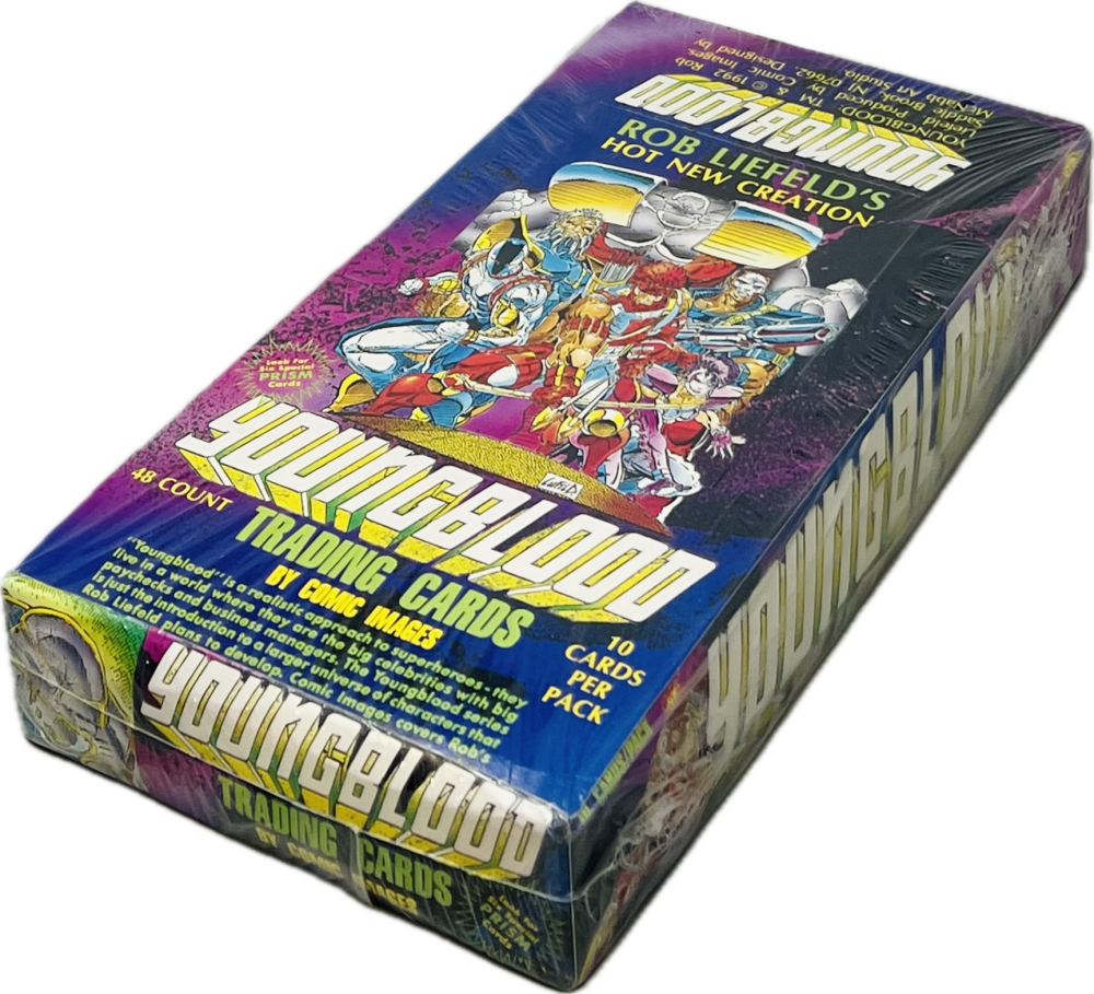 1992 Rob Liefeld YoungBlood Comic Images Trading Card Box Image 1