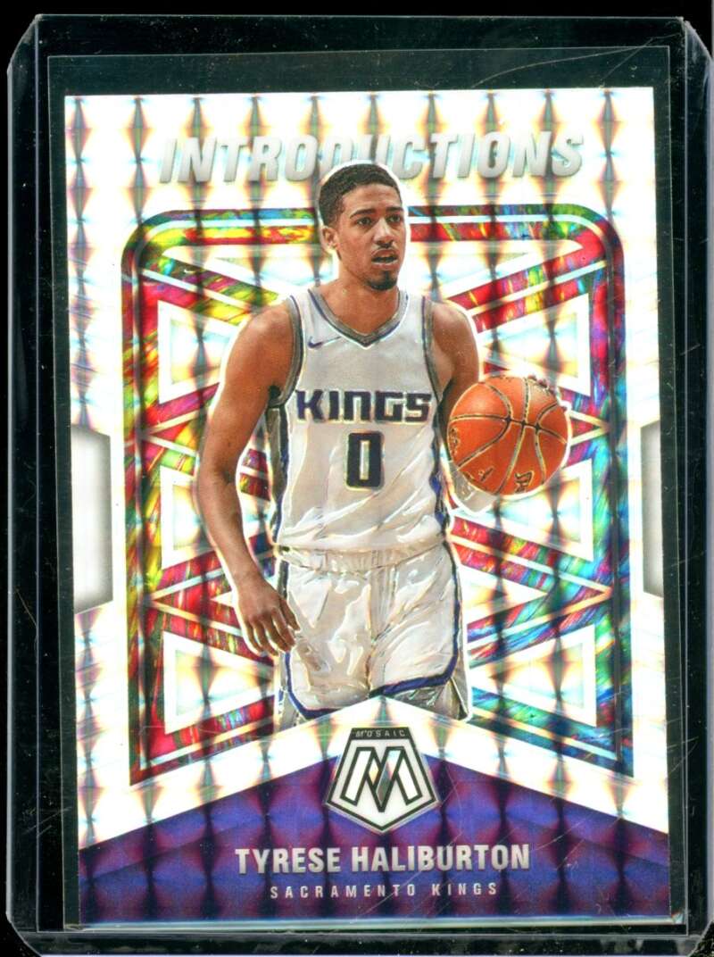Tyrese Haliburton Rookie Card 2020-21 Panini Mosaic Introductions Mosaic #1  Image 1