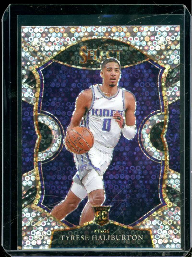 Tyrese Haliburton Rookie Card 2020-21 Select Prizms Disco #72  Image 1