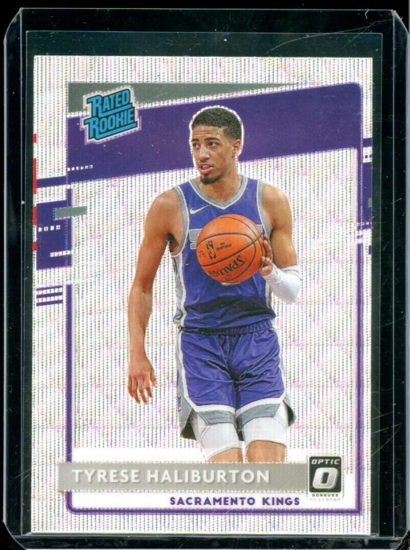 Tyrese Haliburton Rookie Card 2020-21 Donruss Optic Target Box Set #162  Image 1