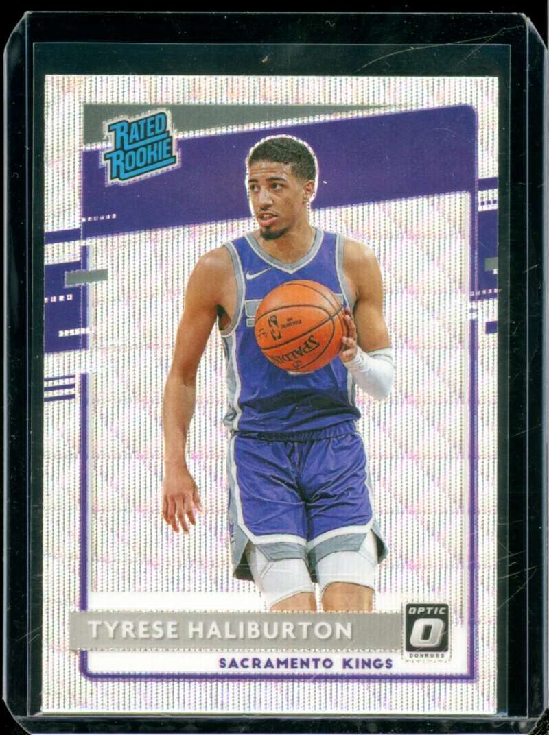 Tyrese Haliburton Rookie Card 2020-21 Donruss Optic Target Box Set #162  Image 1