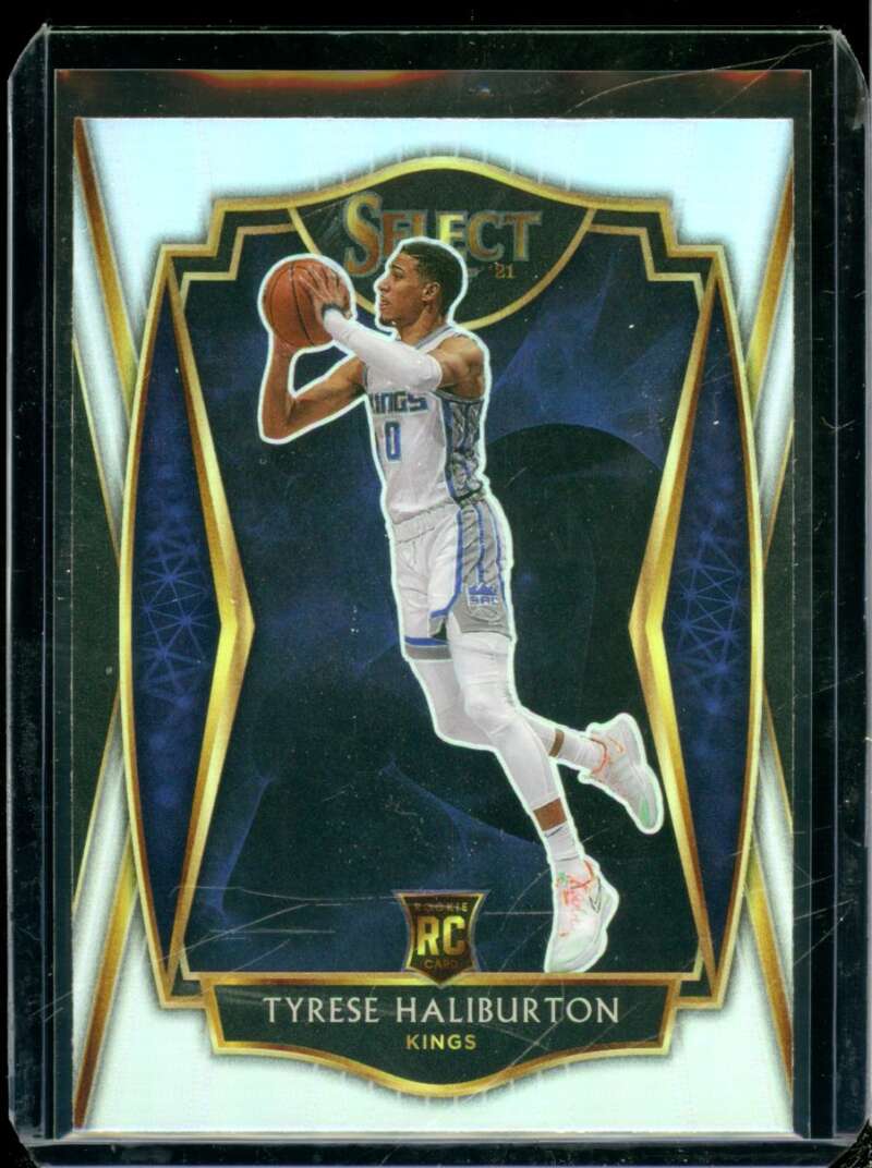 Tyrese Haliburton Rookie Card 2020-21 Select Prizms Silver #189  Image 1