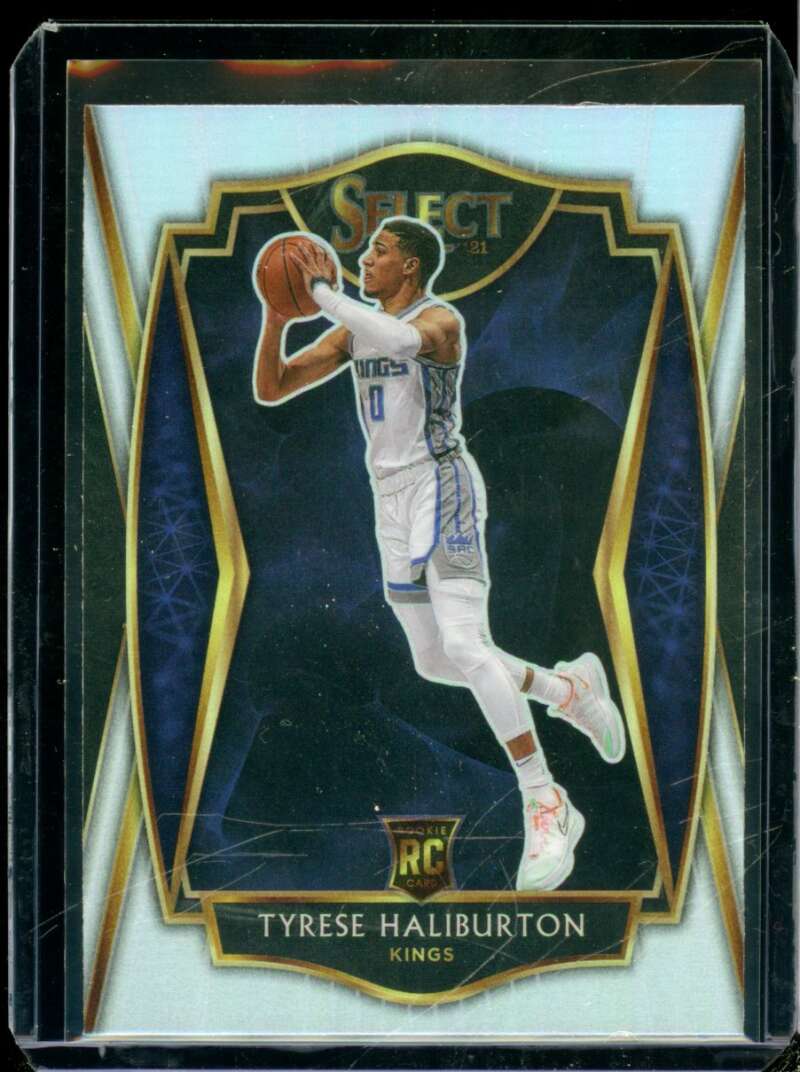 Tyrese Haliburton Rookie Card 2020-21 Select Prizms Silver #189  Image 1