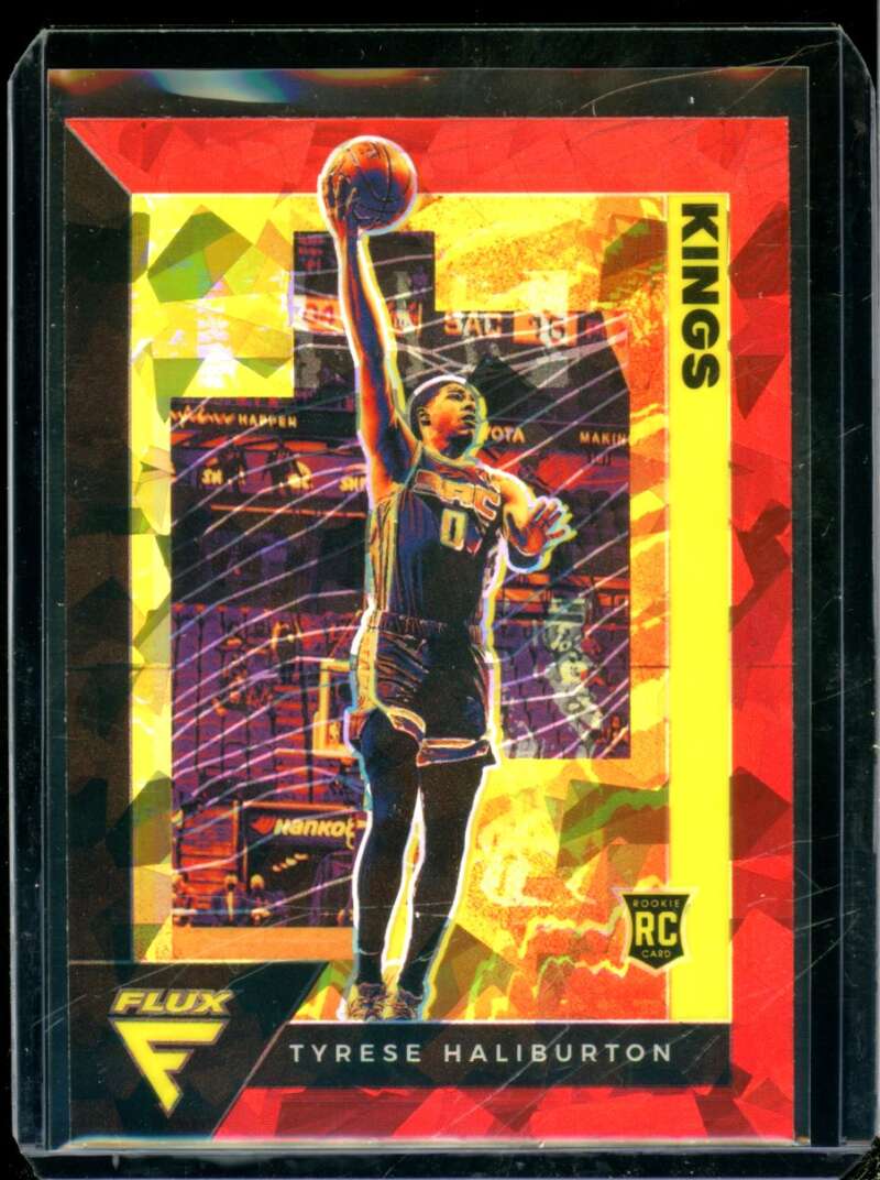 Tyrese Haliburton Rookie Card 2020-21 Panini Flux Red #203  Image 1