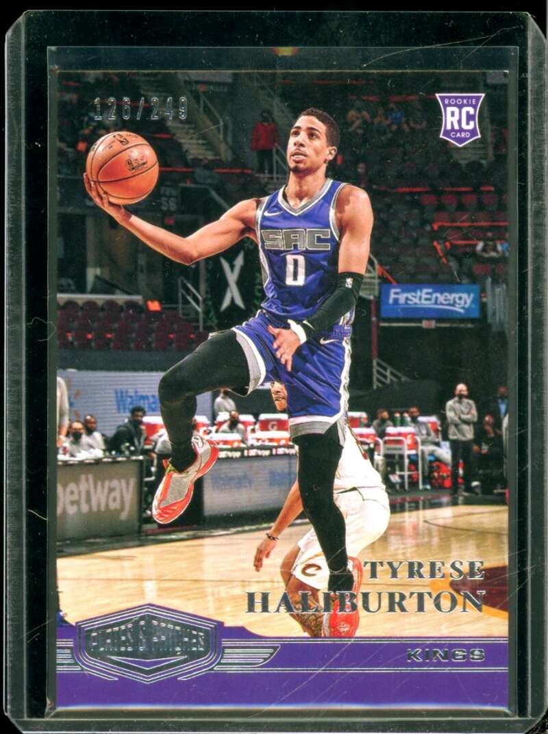 Tyrese Haliburton Rookie Card 2020-21 Panini Chronicles Plates And Patches #309  Image 1