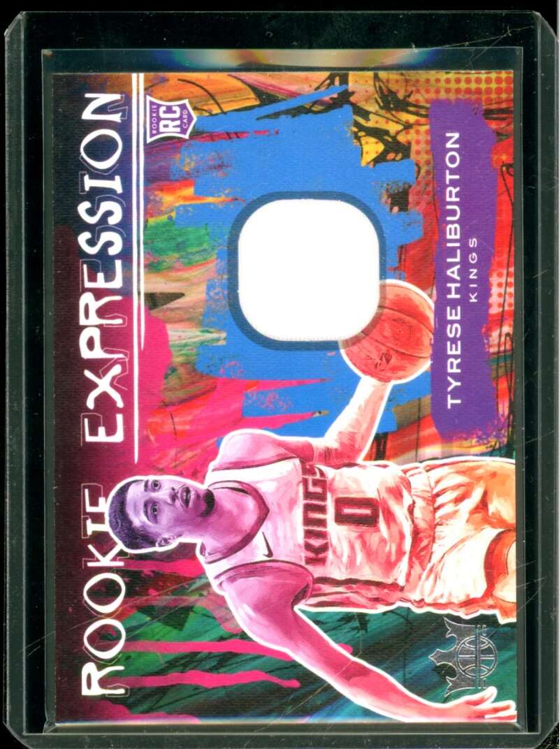 Tyrese Haliburton Rookie 2020-21 Court Kings Rookie Expression Memorabilia #RM-THA  Image 1