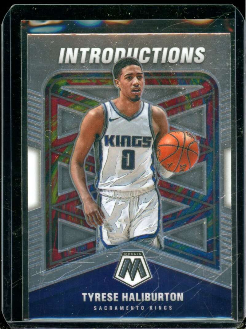 Tyrese Haliburton Rookie Card 2020-21 Panini Mosaic Introductions #1  Image 1