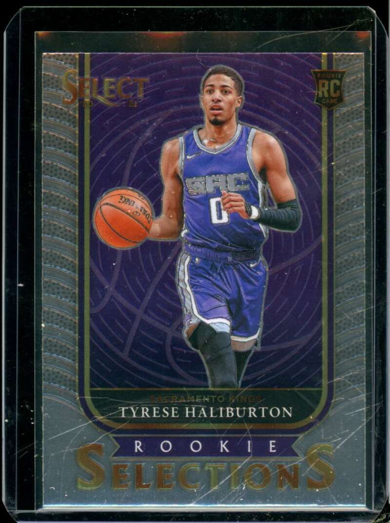 Tyrese Haliburton Rookie Card 2020-21 Select Rookie Selections #3  Image 1