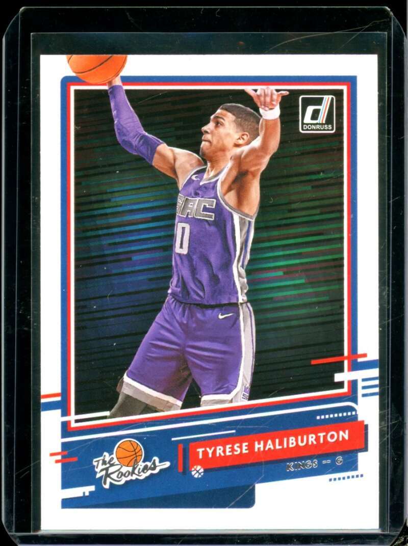 Tyrese Haliburton Rookie Card 2020-21 Donruss The Rookies #5  Image 1
