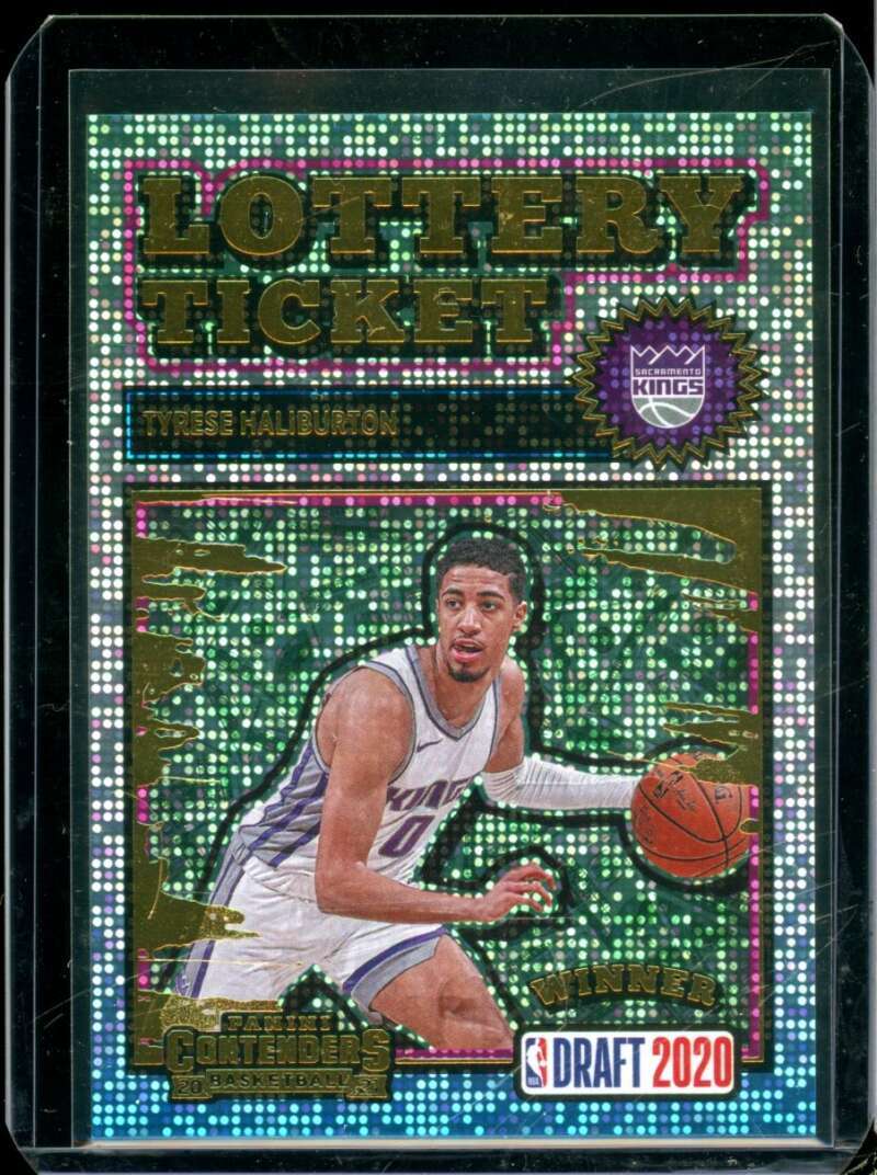 Tyrese Haliburton Rookie Card 2020-21 Panini Contenders Lottery Ticket #12  Image 1